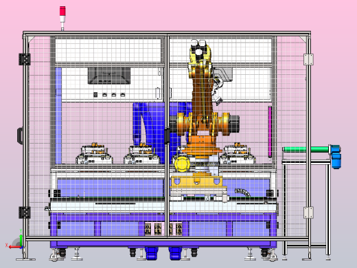 汽车接口测试设备，地轨机器人后视缩略图