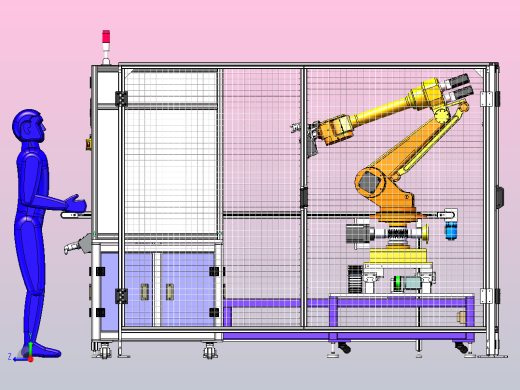 汽车接口测试设备，地轨机器人右视缩略图