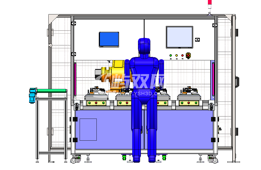 汽车接口测试设备，地轨机器人