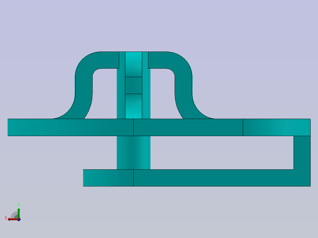 具有多功能的SOLIDWORKS实践零件后视图