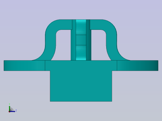 具有多功能的SOLIDWORKS实践零件左视缩略图