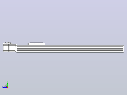 滚珠丝杠直线轴带导轨全封闭TPA-HCR-105D-1610C-L550-M-C-P40-N3右视缩略图