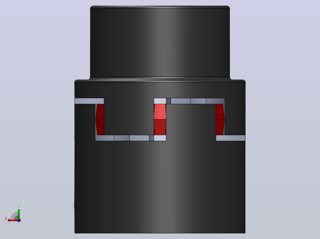 PF联轴器[55]主视图