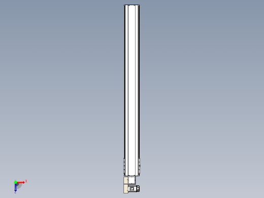 皮带直线轴半封闭可选导轨TPA-HNB-220D-176-L2050-ML-C-P1K-N3俯视缩略图