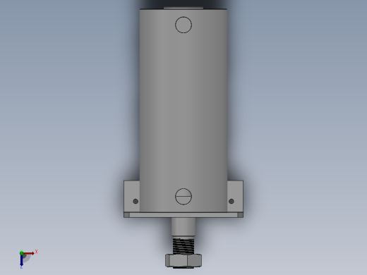 CG1轻型气缸系列[CG1BN100X150]俯视缩略图