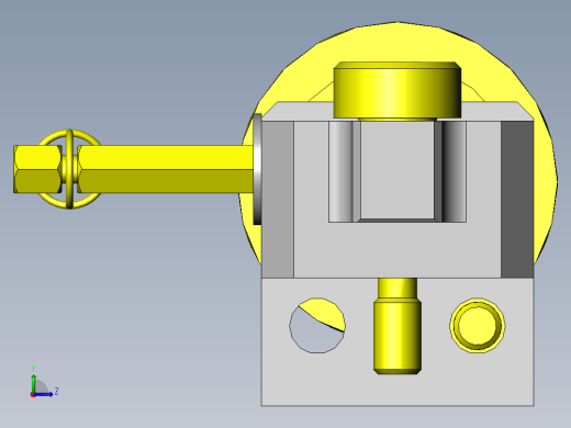 粘接夹具左视缩略图
