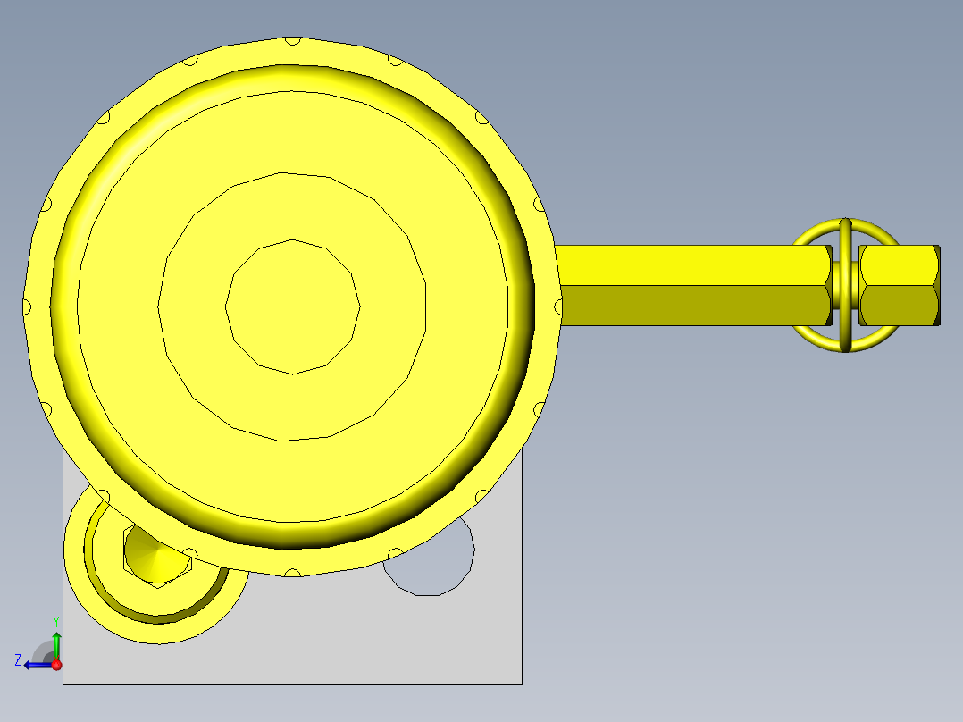 粘接夹具右视图