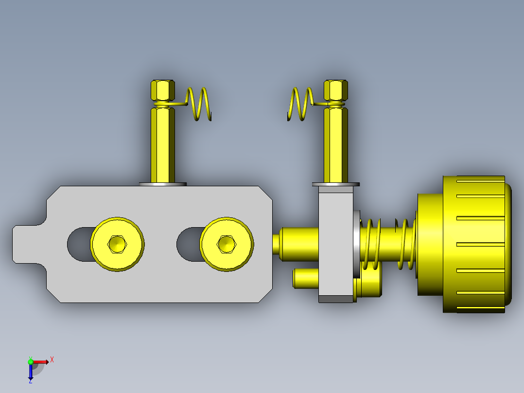 粘接夹具俯视图