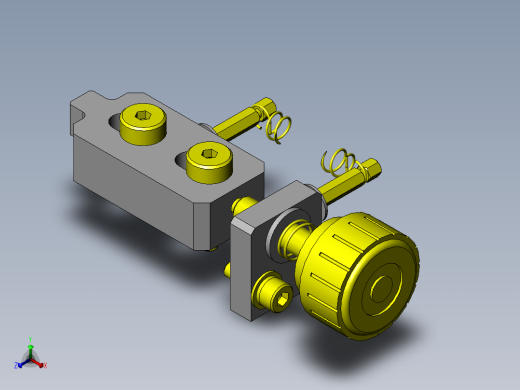 粘接夹具正等轴测缩略图
