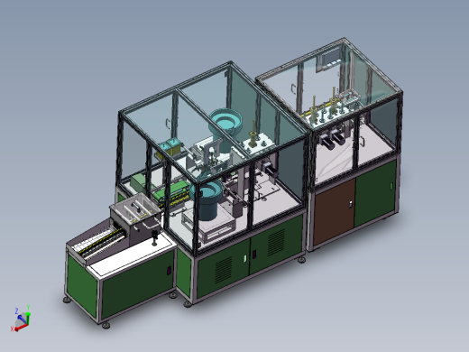 电机转子生产线3D图纸 G81 非标自动化设备3D图纸3D模型