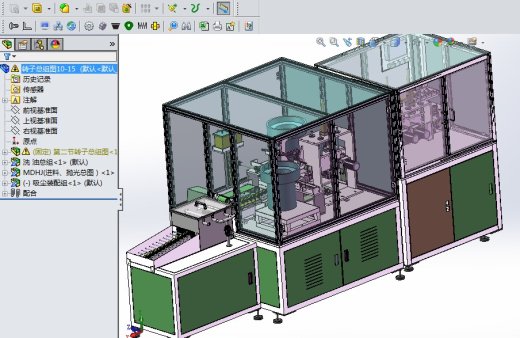 电机转子生产线3D图纸 G81 非标自动化设备3D图纸3D模型缩略图