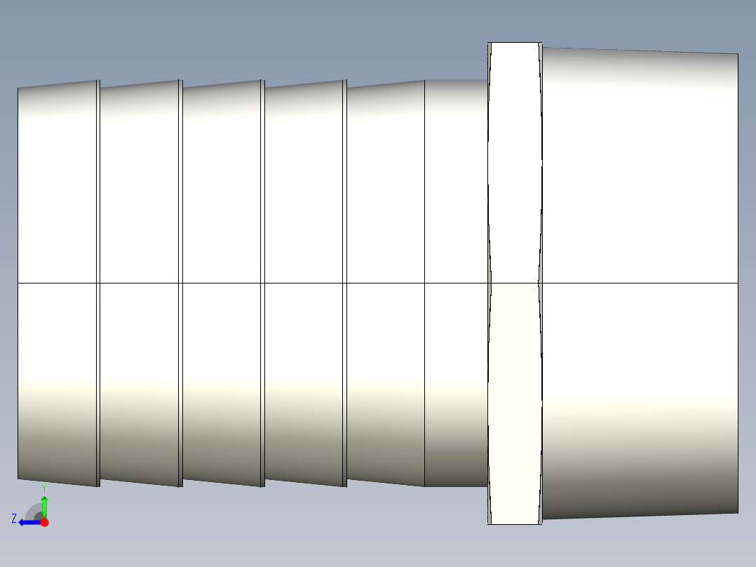 3部分通用格式模型右视图