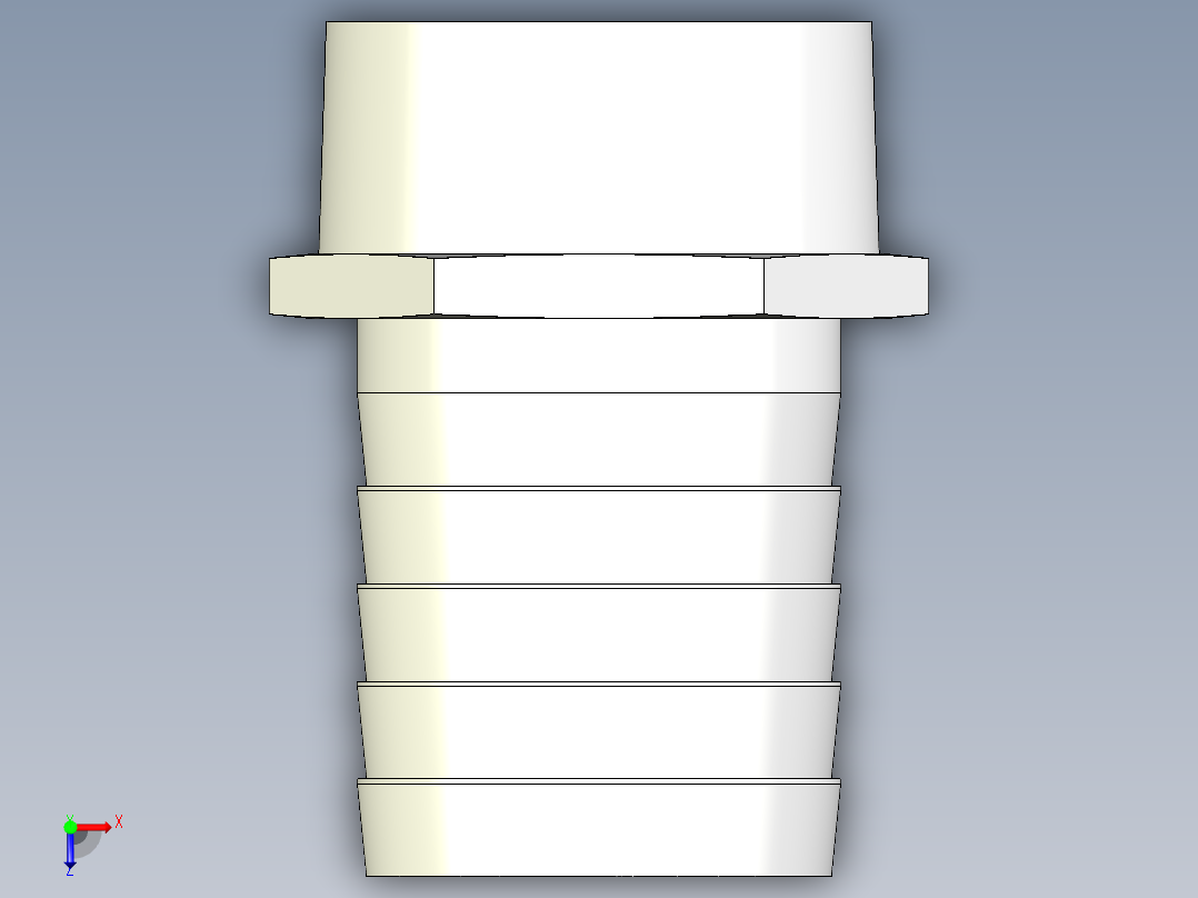 3部分通用格式模型俯视图