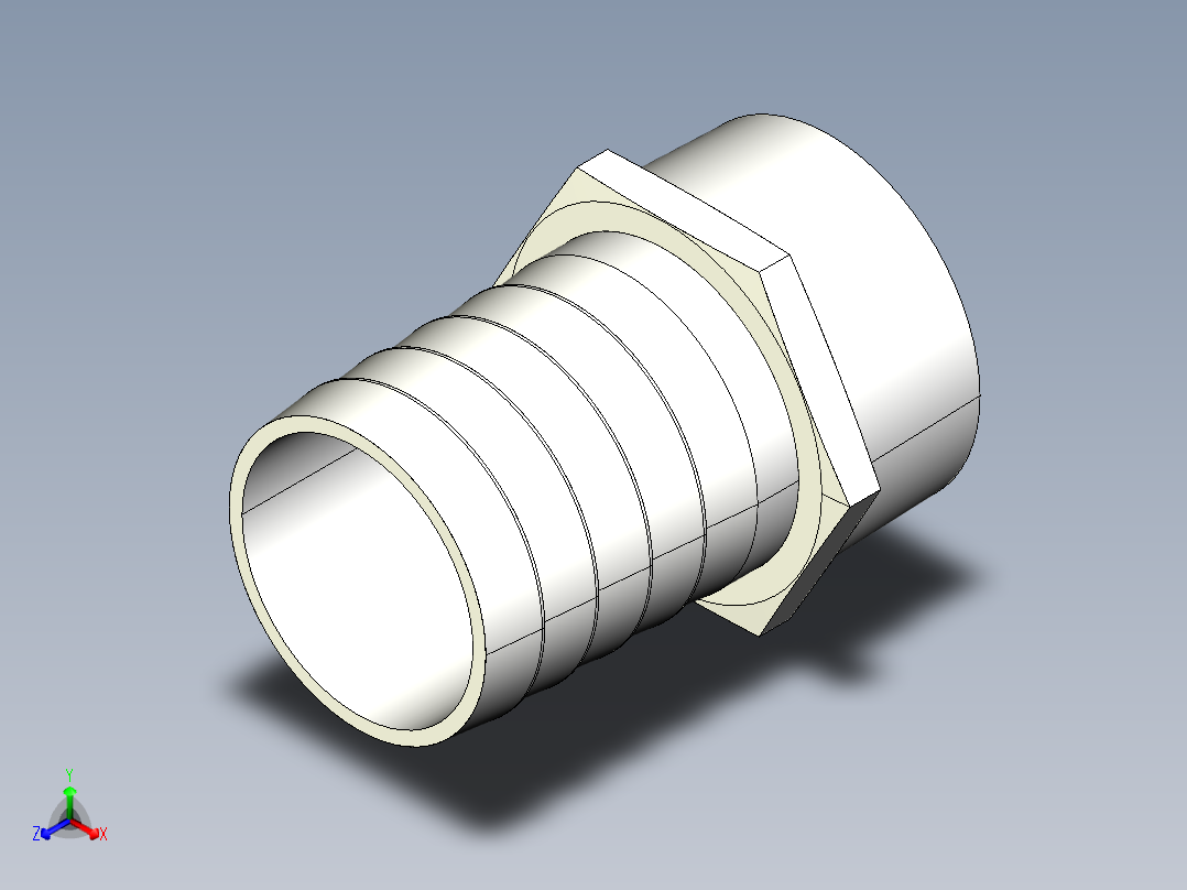 3部分通用格式模型正等轴测图