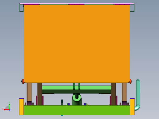 小型固定式电动车维修剪叉升降平台后视缩略图