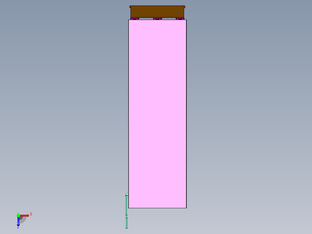 小型固定式电动车维修剪叉升降平台俯视图