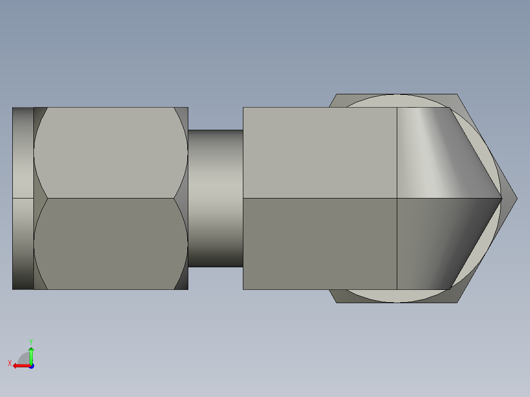 卡套式工业通用硬管接头8-10_c5bu-s后视图