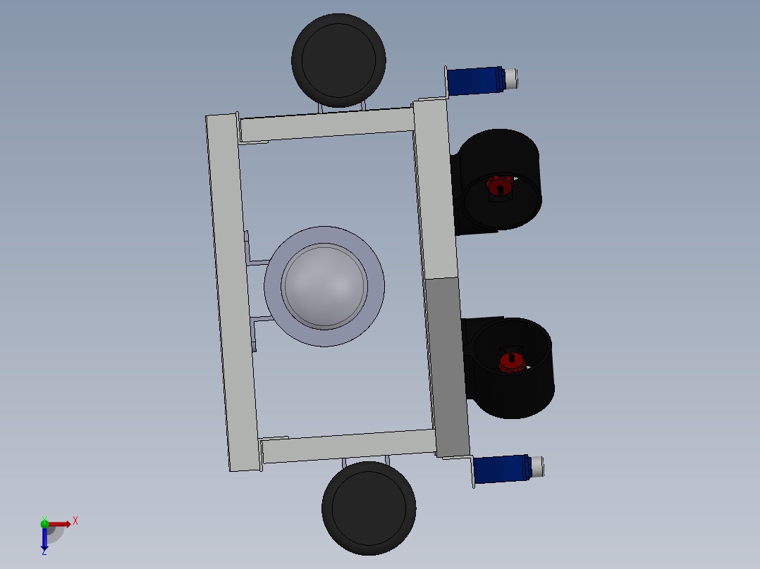 遥控水下航行器--sw (1)俯视图