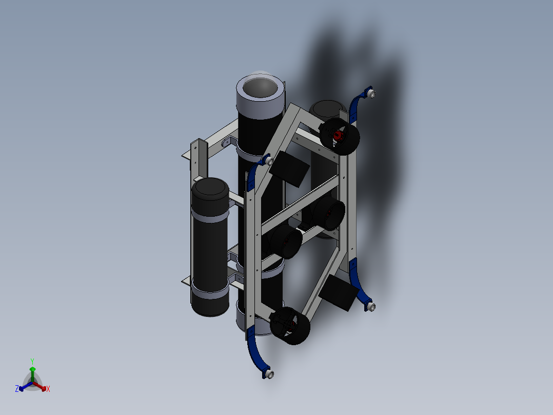 遥控水下航行器--sw (1)正等轴测图