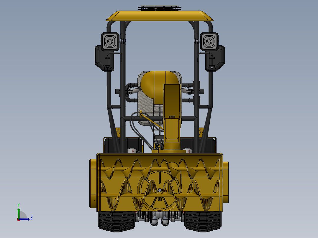 V2全地形履带工程车左视图