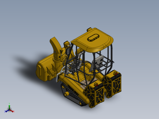 V2全地形履带工程车正等轴测缩略图