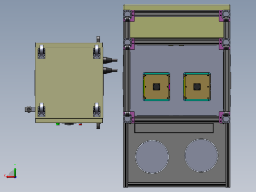 汽车雨刮器电机综合性能测试机后视缩略图