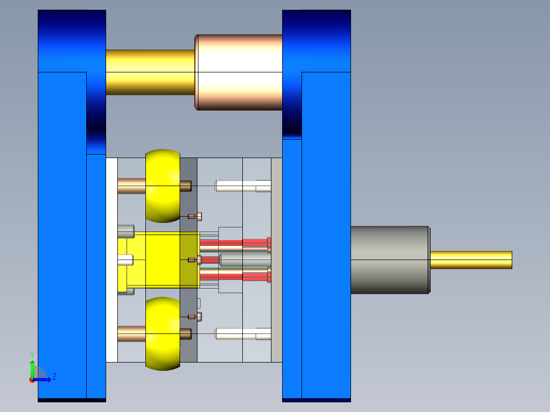 散热底座冲孔落料复合模设计含三维左视图