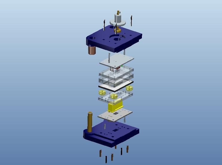散热底座冲孔落料复合模设计含三维