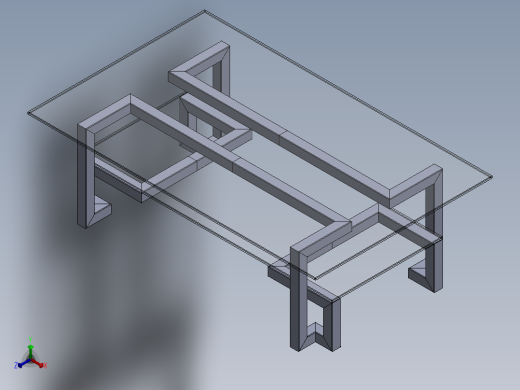 桌子(6)正等轴测缩略图