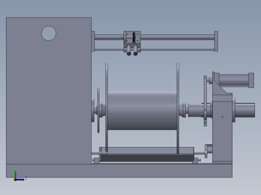 双通道自行缠线机左视缩略图