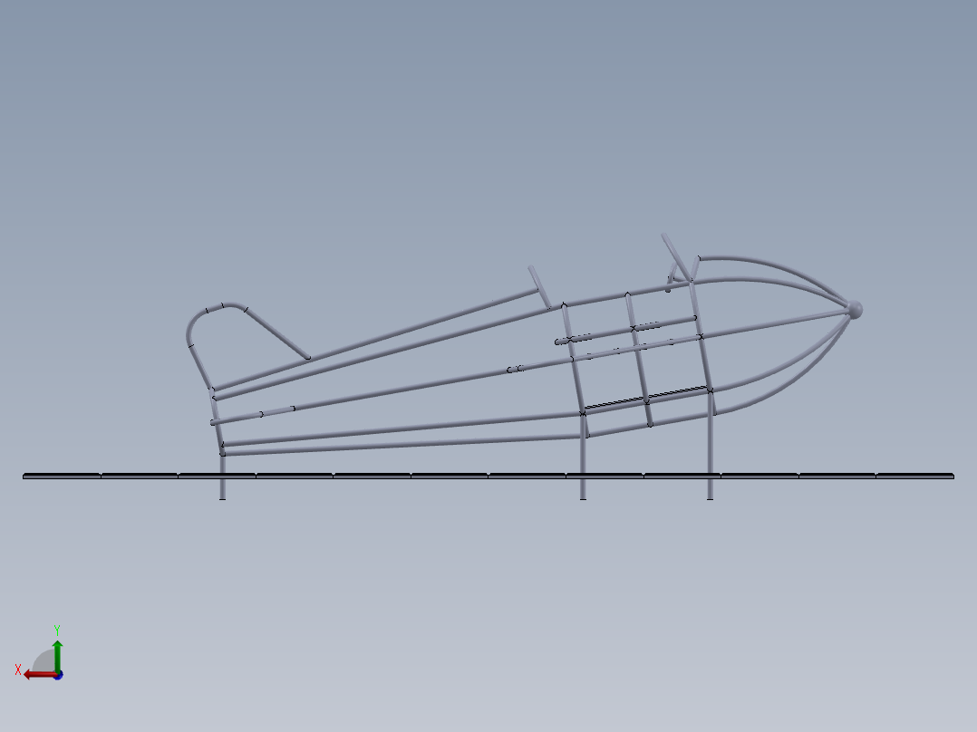 儿童攀爬架6面后视图