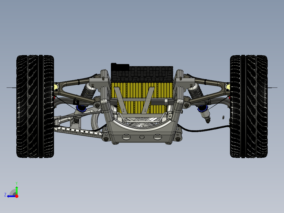 712电动动力驱动系统PROE设计右视图