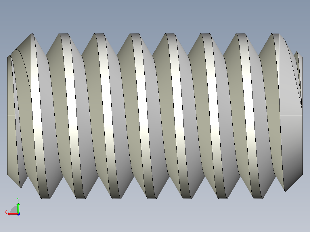 DIN 913-ISO 4026 固定螺钉-M1.4 L=2.5.STEP后视图