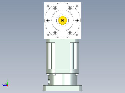 换向器PW170单轴 PLX142-L2 35-114.3-200-M12.stp右视缩略图