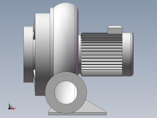 HTB200-2002透浦式多段式鼓风机前视缩略图