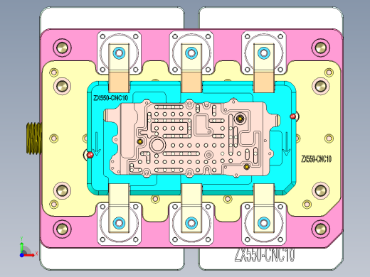ZX550-笔记本CNC工装夹具三维模型CNC10-0826前视缩略图