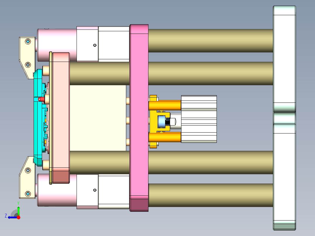 ZX550-笔记本CNC工装夹具三维模型CNC10-0826右视图