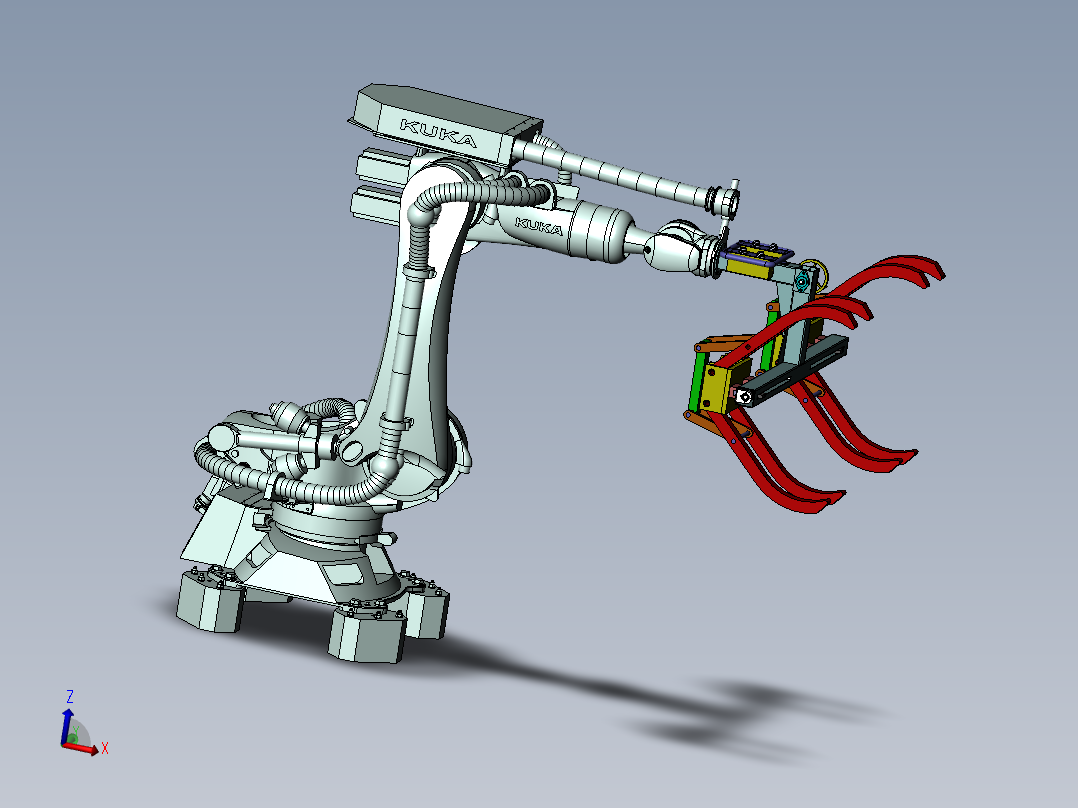 圆棒物料抓取搬运机械手sw20