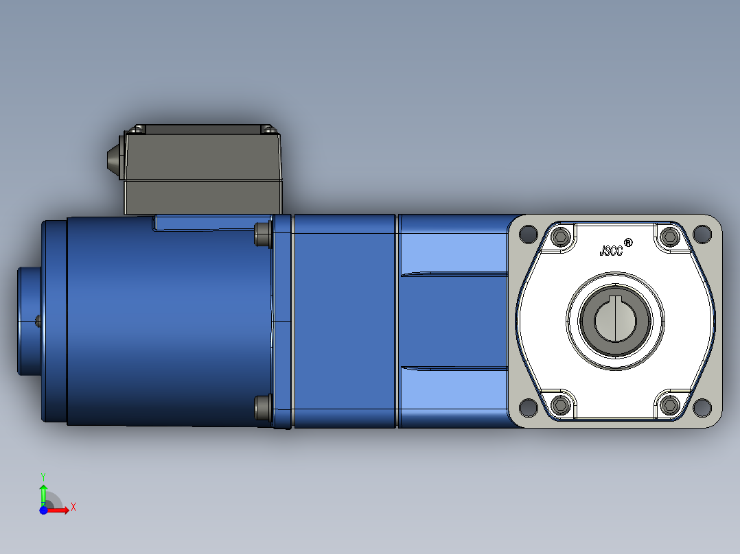 YT系列调速电机-40yt03-1800前视图