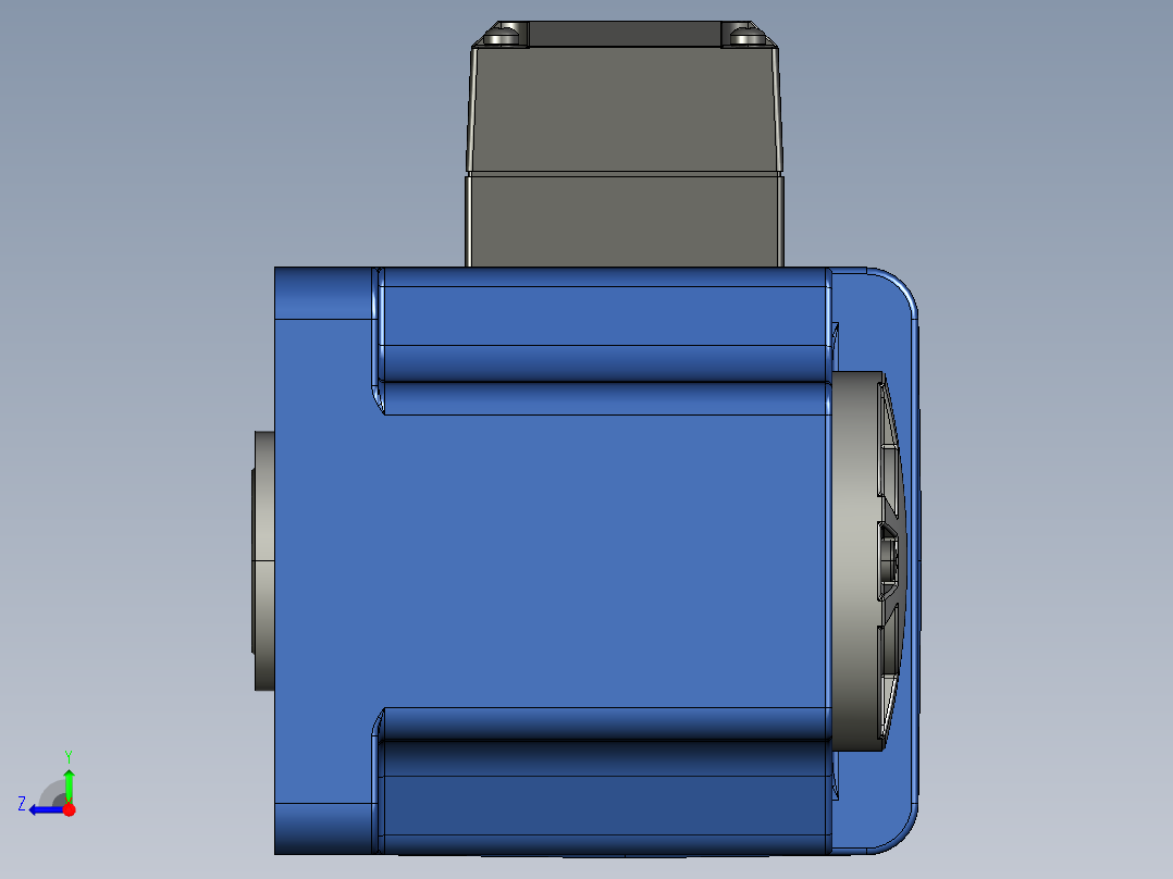 YT系列调速电机-40yt03-1800右视图