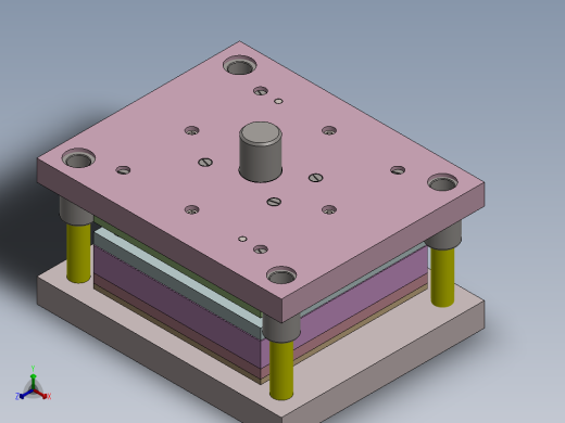 灯罩架复合模具设计（二维+三维+说明书15000+开题报告）