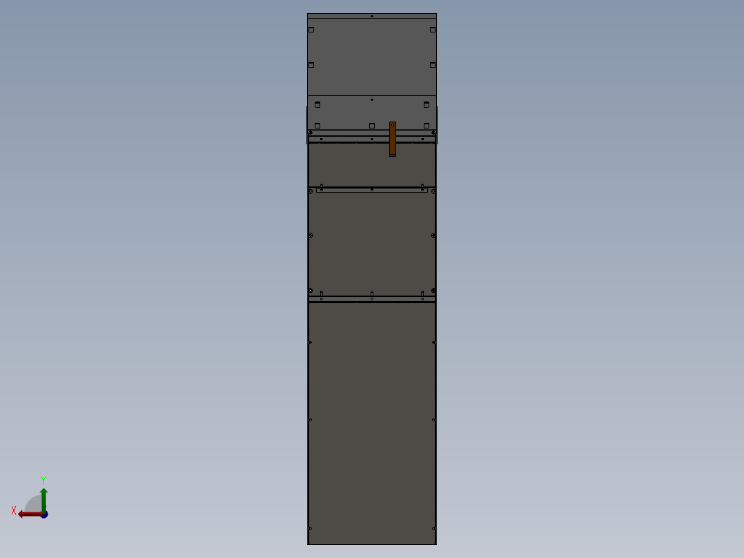 施耐德SM6开关柜，六氟化硫后视图