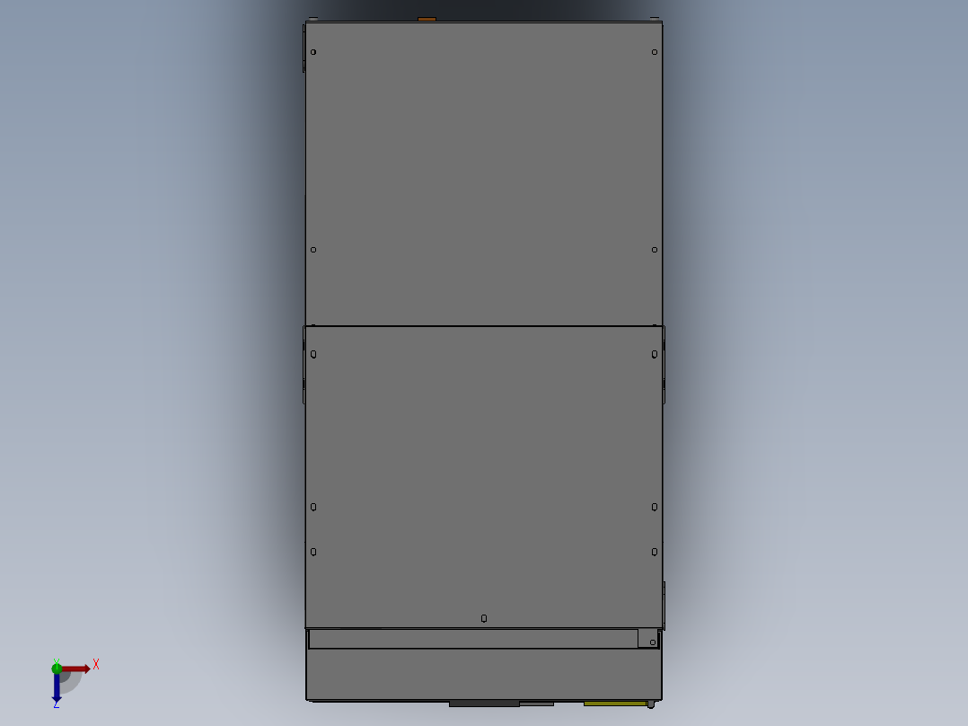 施耐德SM6开关柜，六氟化硫俯视图