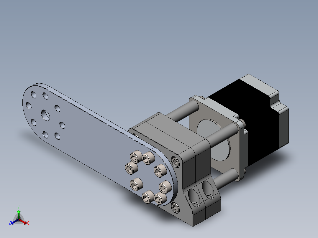 摆线减速器、摆线针轮减速器、减速器(24)正等轴测图