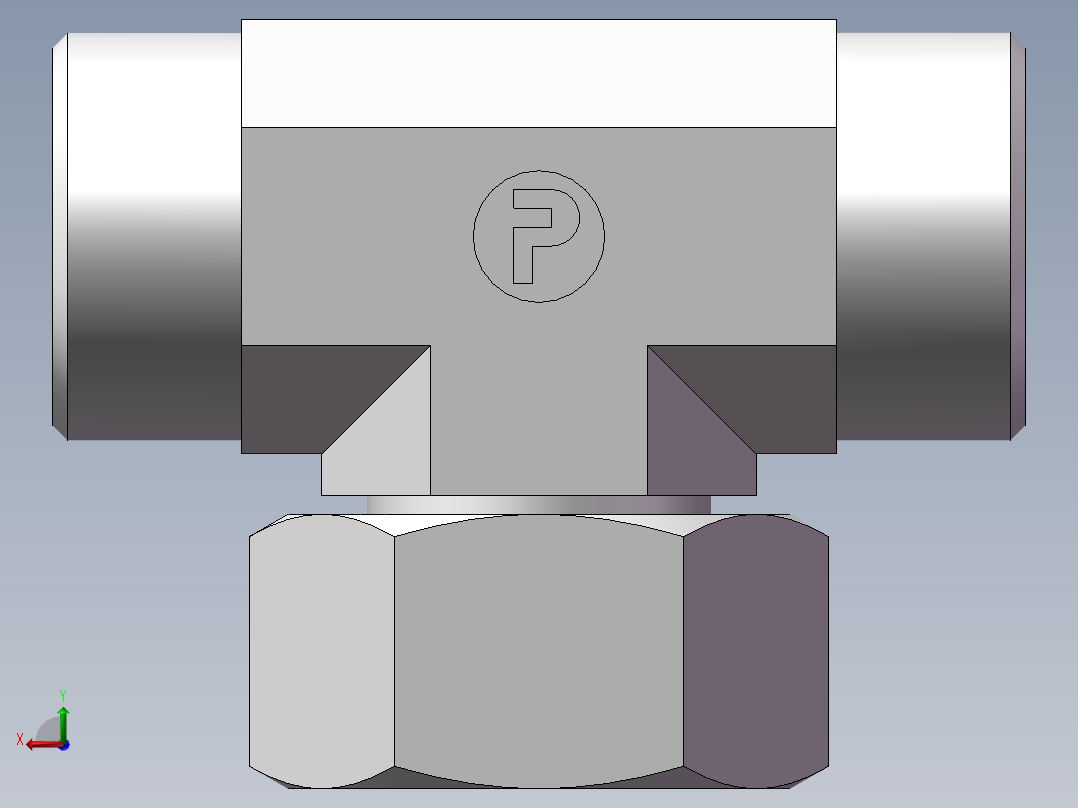 BC+BD 三通组合接头、BC-26后视图