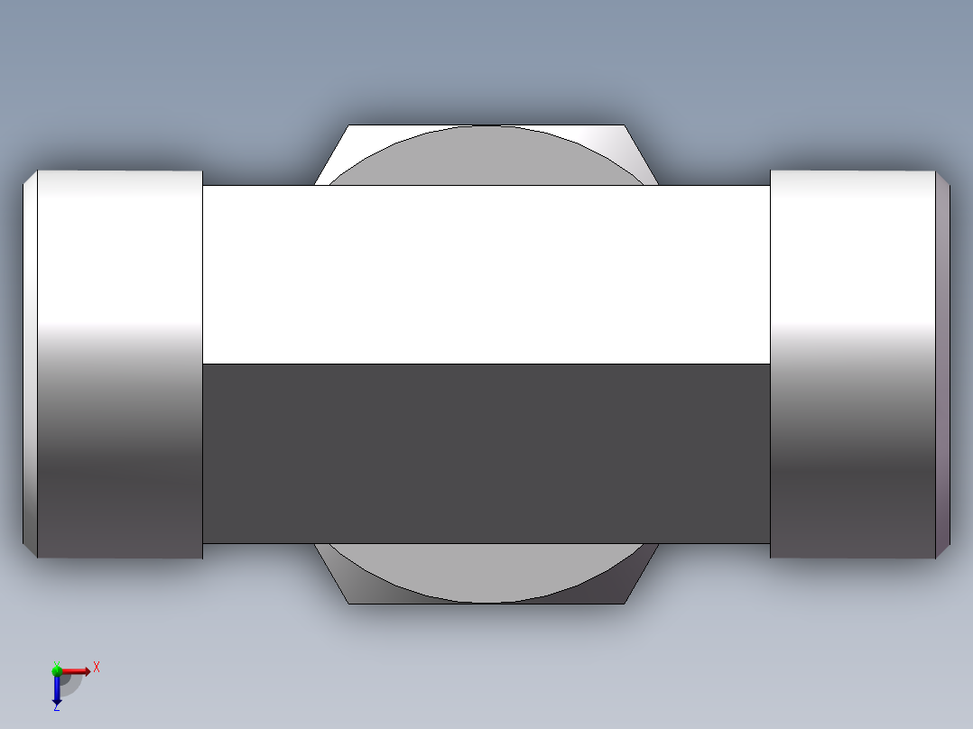 BC+BD 三通组合接头、BC-26俯视图
