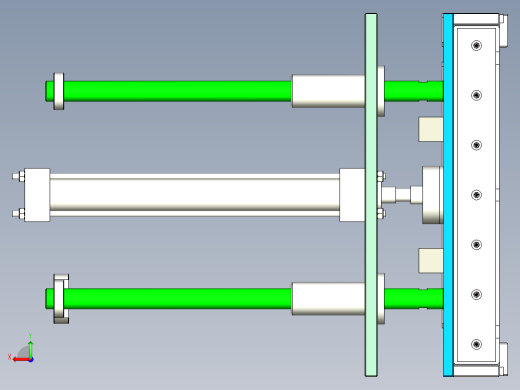举升滚筒线设计后视缩略图