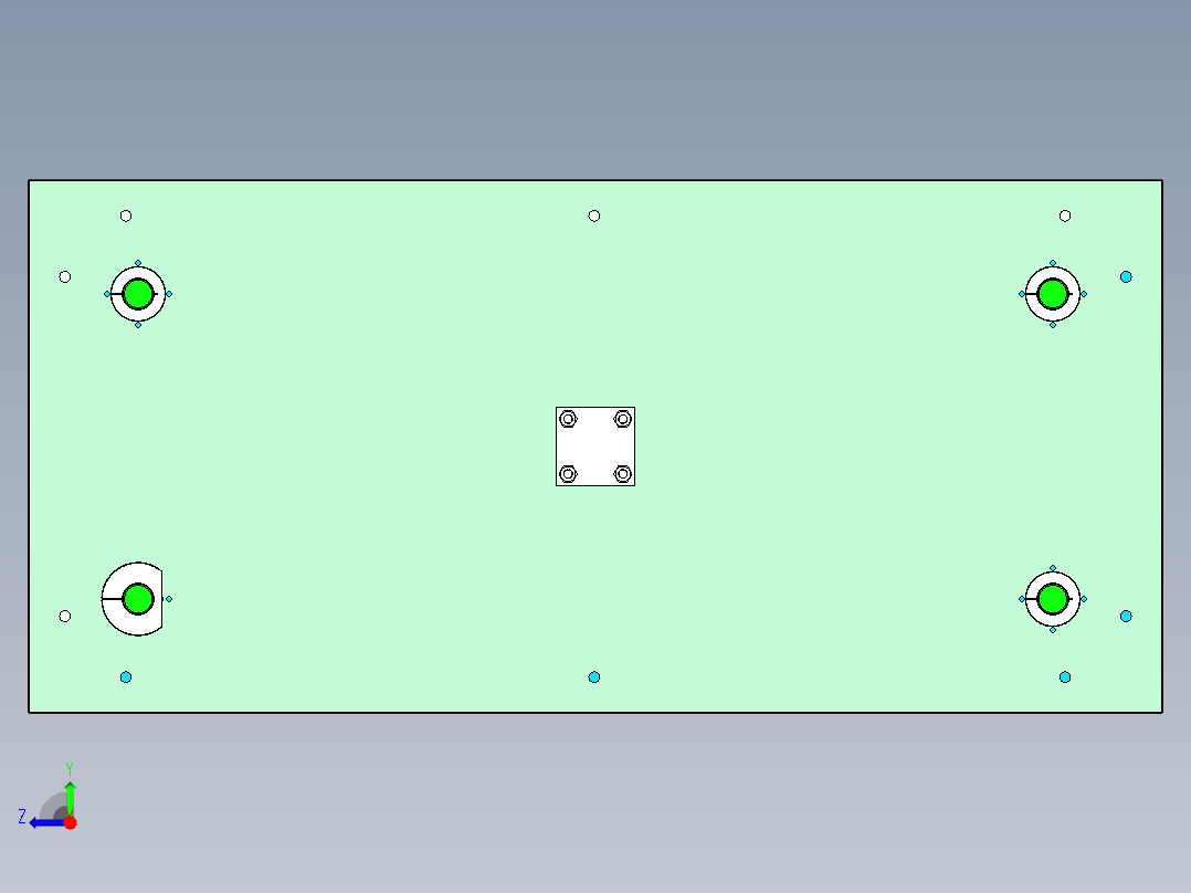举升滚筒线设计右视图