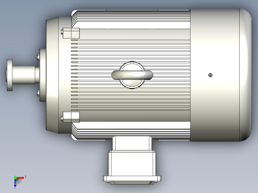 Y2系列B3型三相异步电动机[Y2315L1-2]俯视缩略图