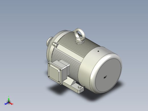 Y2系列B3型三相异步电动机[Y2315L1-2]正等轴测缩略图